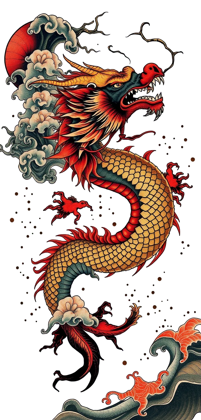 japanese dragon sleeve